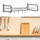 Microwave Shelf Wall Mounted Organizer Shelving for Commercial Kitchen Home