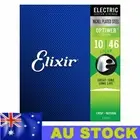19052 ELIXIR Optiweb Nickel Wound Coated Electric Guitar Strings Long Life 10-46
