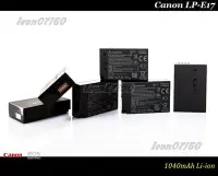 在飛比找Yahoo奇摩拍賣-7-11運費0元優惠優惠-【限量促銷 】全新Canon LP-E17 原廠鋰電池 Fo