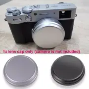 Lens Cap for Fujifilm X100V/ XF10 X100 X100S X100T X100F X70 Camera Black/Silver