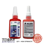 2 x 50G Red Thread Locker Adhesive High Strength Glue for M16 - M26 Thread
