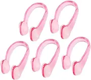 PAMINGONO 5pcs Swimming Nose Clip Nose Clips Small Nose Plug Swimming Nose Swimming Clip Nose Plugs Small Nose Clips Nose Clips for Swimming for Adults Nose Plug for Swimming Nose Guard