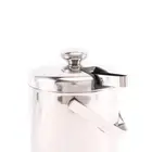 Walled Beer Home Bar With Tongs And Lid Cooler Ice Cube Container Ice Bucket