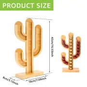 Coffee Pod Holder Wood Cactus Shape Coffee Pod Rack Detachable and guFoL