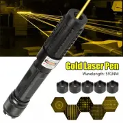 High Power Yellow Laser Burning Pointer Light Pen Most Powerful Lazer Light