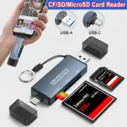 3 in 1 Memory Card For MacBook Pro/Air USB-A / USB C CF/SD/TF Card Reader