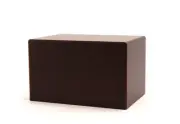 Large Cherry Box Funeral Cremation Urn for Ashes, 200 Cubic Inches