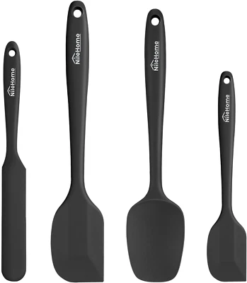 Nilehome Silicone Spatula Set, Rubber Spatula High Heat-Resistant Premium Bpa-Fr