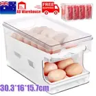 Egg Storage Egg Container Double Track Automatic Rolling Egg Holder for Fridge