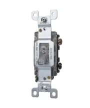 (1 pc) Clear Lighted 3-Way 15A Toggle Switch 15 Amp Illuminated Switches