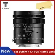 TTartisan 50mm F1.4 Tilt Full Frame Lens for X/E/Z/L/M43/RF M4/3 Mount Cameras