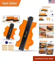 Durable ABS Contour Gauge - Unique Gift for Husband, DIY Projects Made Easy