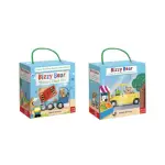 BIZZY BEAR BOOK AND BLOCKS SET （1硬頁小書+9個厚紙積木）