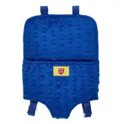 Build A Bear Plush Backpack Carrier Blue Soft Textured Adjustable Straps