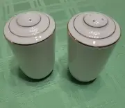 Noritake #4061 Lockleigh White Scapes Salt & Pepper Shaker Set