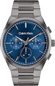 [Calvin Klein] Men's DISTINGUISH Watch, BLUE/GREY, 44mm