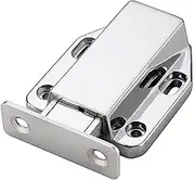 Magnetic Push Latch Heavy Duty Pack Push to Open Cabinet Hardware Magnetic Touch Latches for Large Door Push Release Metal Alloy,A