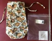 Longaberger Autumn Tote Liner Pumpkin Patch Pattern New in Bag