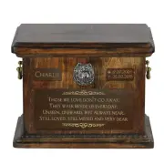 Chow Chow large urn with a dog's likeness Art-Dog