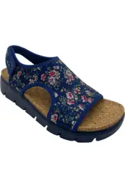 Alegria Knit Back Strap Sandals Micah Blue