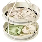 Clothing Collapsible Laundry Basket Folding Hanging Dry Net Mesh Dryer for
