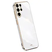 XINLI For Samsung Galaxy S24 Ultra Case Electroplated Anti-scratch Phone TPU Cover