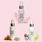 Vanilla Caramel, Musk Sticks, Coconut Lime, Perfume Body Mist Bundle 3 x 100ml