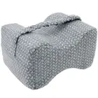 Memory Foam Knee Pillow Side Sleeper Leg Pillow with Adjustable Strap]
