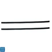 1966-77 Ford Bronco Vent Window Weatherstrip Seal Vertical Run - 2 Pieces (for: Ford)