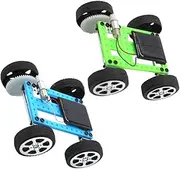 Abaodam 2pcs Boy Girl Solar Car Assembly Kit Interactive Science Project Toy for Boys Girls Solar Powered Vehicle Model Hands Learning Engineering Skills Development