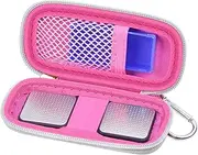 Heart Monitor Case Compatible with AliveCor Kardia Mobile ECG/for KardiaMobile 6L for Apple and Android Device - CASE ONLY (Rose Red)