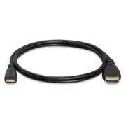 2PC High-Speed Mini HDMI to HDMI Cable Adapter HDMI A to HDMI Mini 4K HDMI Cable