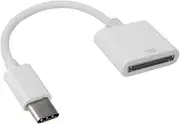 for 30pin Female to USB 3.1 Type-C USB-C Sync Data Charging Adapter Cable Cell Phone OTG Adapters USB Cables Computers Accessories