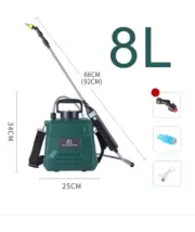8L Electric Sprayer Watering Can With Spray Gun Auto Garden Plant Mister 240 Min