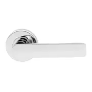 Lockwood Velocity Door Lever Handle on Round Rose Passage Set