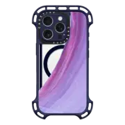 iPhone 16 Pro Ultra Bounce Case MagSafe Compatible Purple Swish