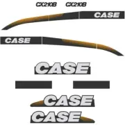 Decal Sticker Set Case CX210B Digger Excavator Decal Set