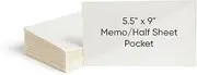 Smead Self-Adhesive Poly Pocket, Document Size, Clear, 100 per Box (68185)