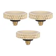 Camera Shutter Button 3pcs Shutter Release Button Knurled, Matte Golden