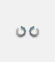 [Suzanne Kalan] Suzanne Kalan Sideways Spiral 14kt gold earrings One Size gold