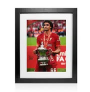 A1 Sporting Memorabilia Framed Trent Alexander-Arnold Signed Liverpool Photo - FA Cup