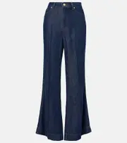 [7 For All Mankind] 7 For All Mankind High-rise flared jeans UK 10 blue