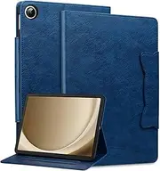 Folio Case for Samsung Galaxy Tab A8 10.5" 2021, Premium PU Leather Smart Cover with Card Slots, for Samsung Galaxy Tab A8 2021 (SM-X200/SM-X205) Case, Royal Blue