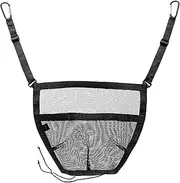 Car Mesh Net Between Two Seats | Mesh Bag Protection Barrier for Dog Pet - Car Back Row Pet Isolation Net Bag, Auto Safety Mesh Organizer Storage Bag Pet Barrier for Car