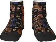 [JBYJBX] Chicken Print Print Adult Socks Womens Mens Workout Thermal Cozy All-Season Gift Holiday Articles Use