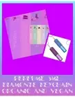 Perfume EDP 5ml DIAMONTE Spray Bottle Keyring VANILLA POD & MORE - Vegan Organic