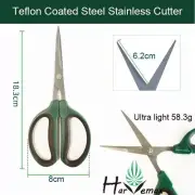 Hydroponics Scissor Teflon Coated Non Stick Blades Shear Bud Hand Pruning