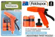 Garden Lawn Water Hose pipe fitting Set Connector tap adaptor Nozzle Spray Gun