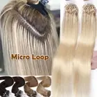 CLEARANCE Micro Ring Loop Human Hair Extensions Micro Bead Tip Link 16"-24" Long