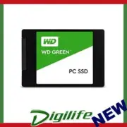 Western Digital WD Green 480GB 2.5" 3D NAND SSD 7MM, 540/430 R/W, SATA 6GB. 3 Y